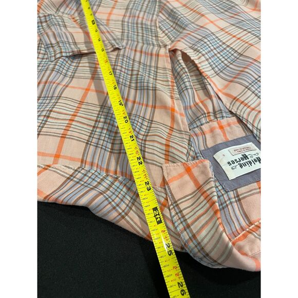 ~ Sz 6 Holding Horses Blouse Light Flowy Convertible Sleeves Oversized 6 Boho Sm - Picture 9 of 12